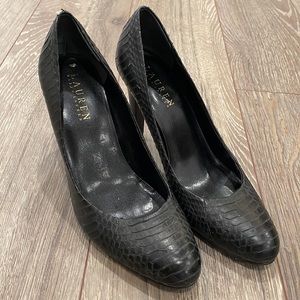 Ralph Lauren black pumps